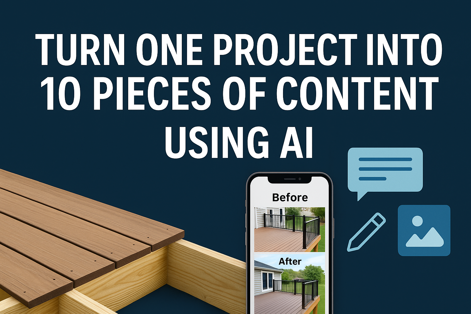 Turn One Project Into 10 Pieces of Content Using AI