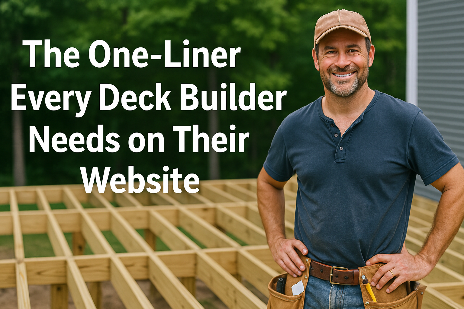 The One-Liner Every Deck Builder Needs on Their Website