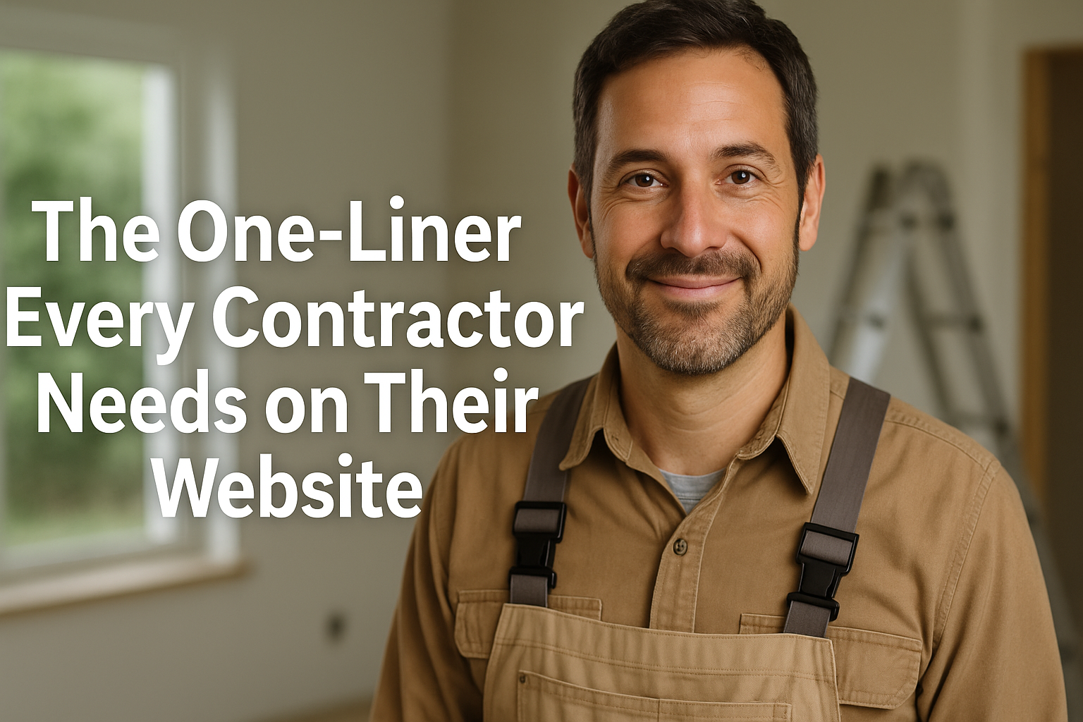 The One-Liner Every Contractor Needs on Their Website